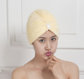 Korean version of coral fleece dry hair cap dry hair towel