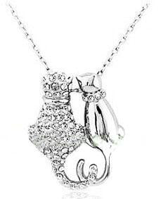 Collar gatitos enamorados