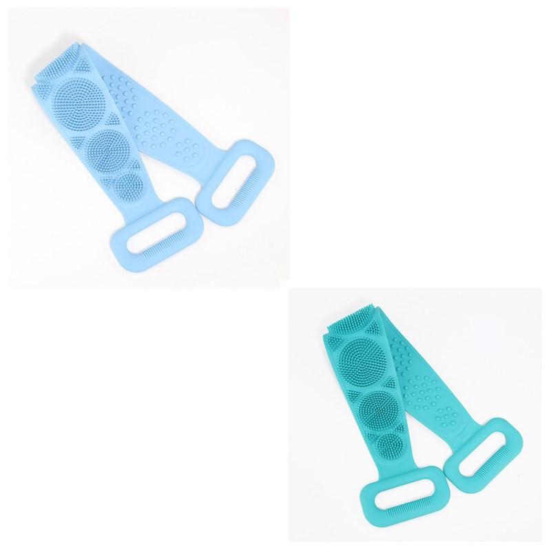 Bath towel silicone rubbing back towel