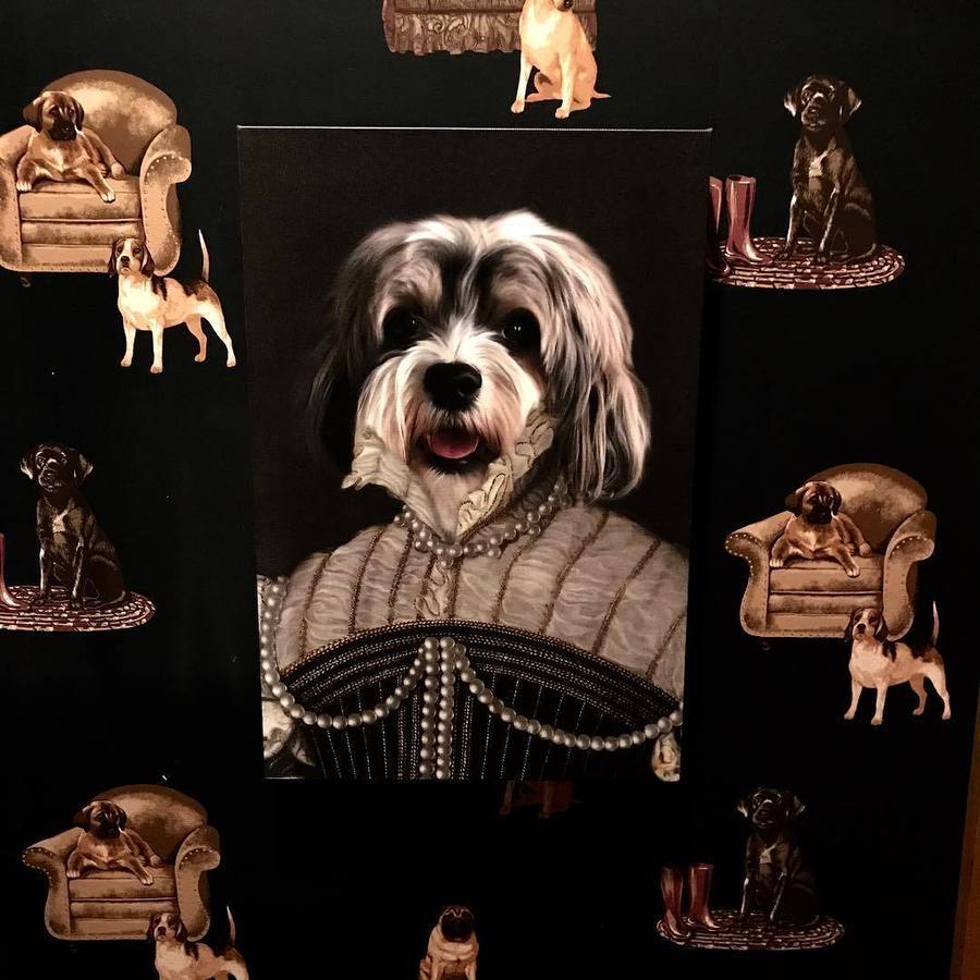 Personalized Pet Canvas Portrait