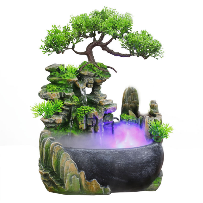 Rockery water tank humidifier