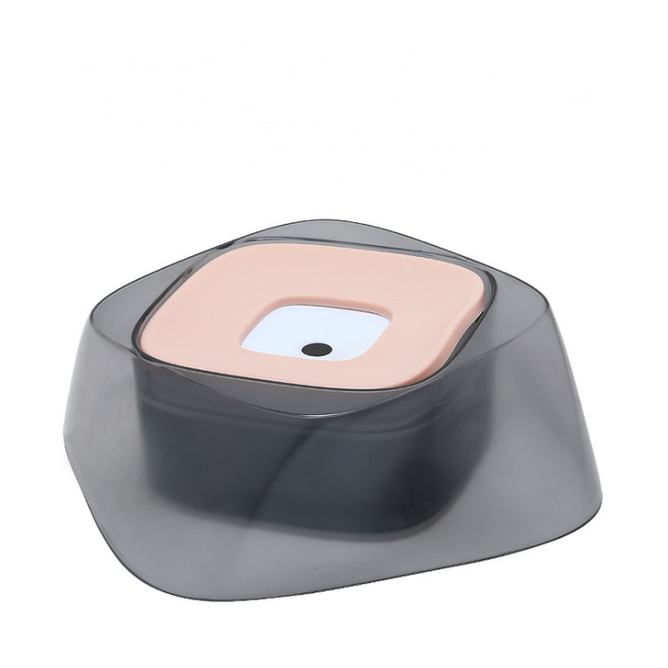 Diamond pet floating bowl detachable non-wet mouth water bowl
