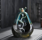 Reverse flow aromatherapy furnace