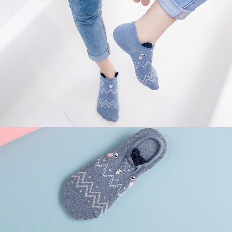 Cartoon cute cotton female socks