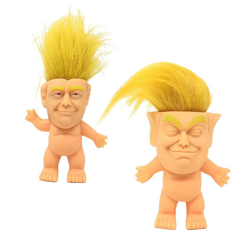 Creative Silicone Trump doll doll toy