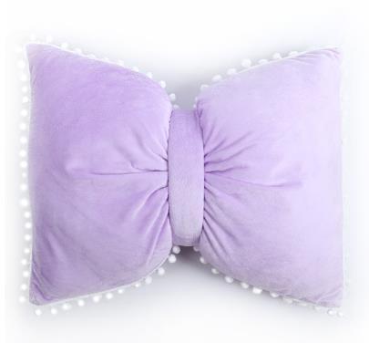 Lovely ball bow tie pillow blanket Nordic ins bedside sofa cushion pillow quilt