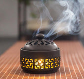 Incense burner ceramic creative night light