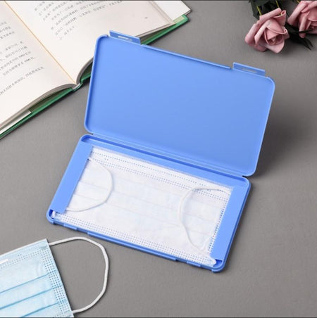 Portable mask storage box