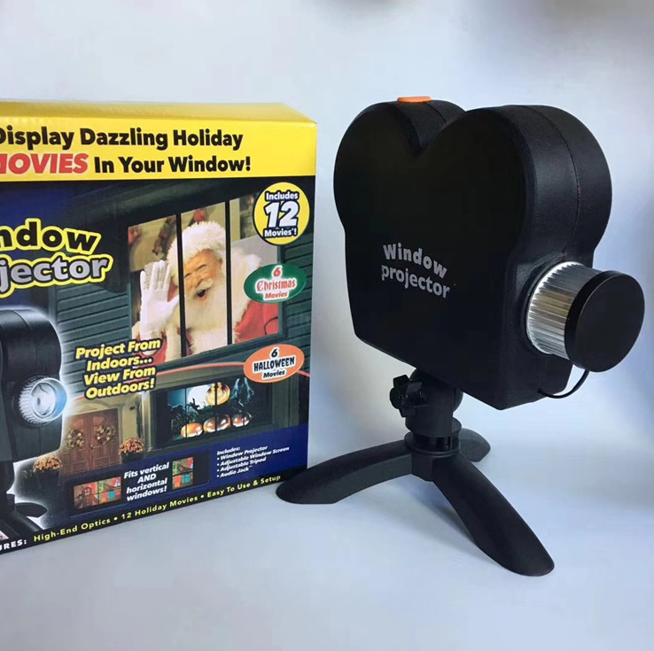 Halloween Christmas Projection Lamp with 12 Images
