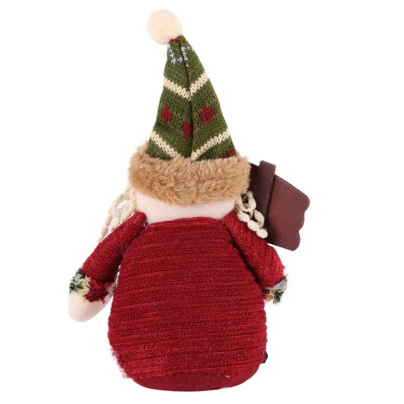 New Lovely Christmas Gift Santa Claus Snow Man Reindeer Doll Christmas Decoration Ornaments Pendant Home Decor