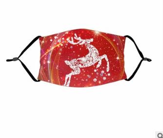 Christmas deer digital printing mask