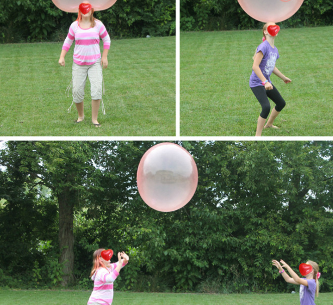 Outdoor Bubble Ball Blow Up Balloon Toy