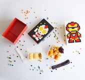 Bento box plastic creative DIY building blocks lunch box