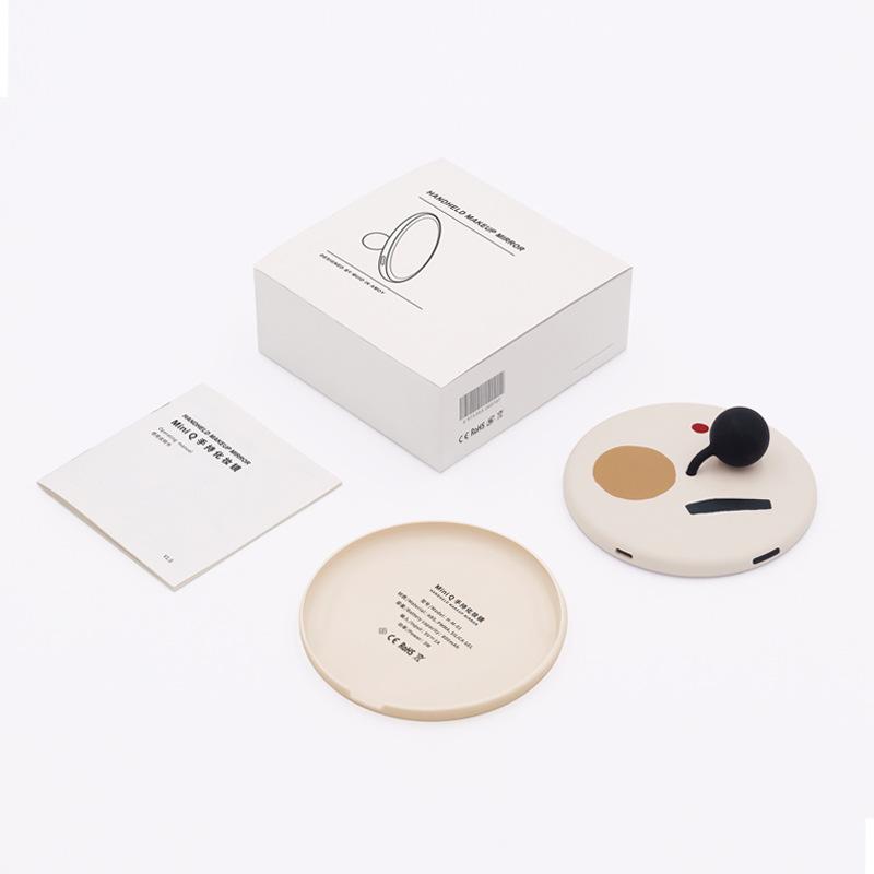 Rechargeable led fill light makeup mirror