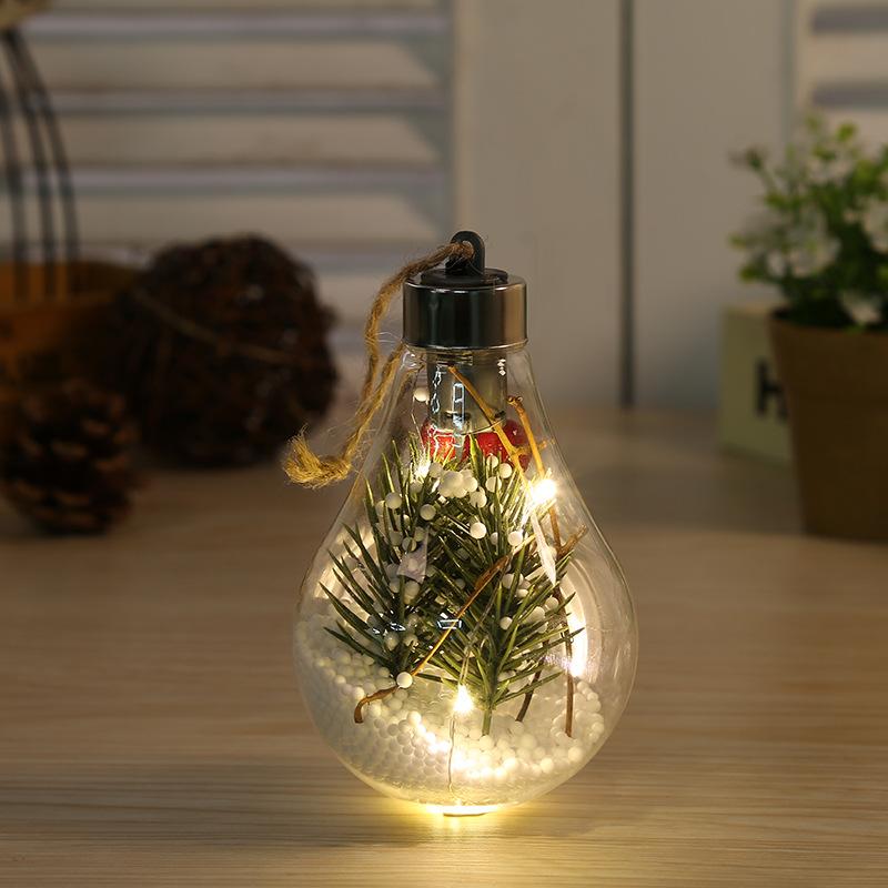 Christmas tree decoration pendant plastic bulb ball