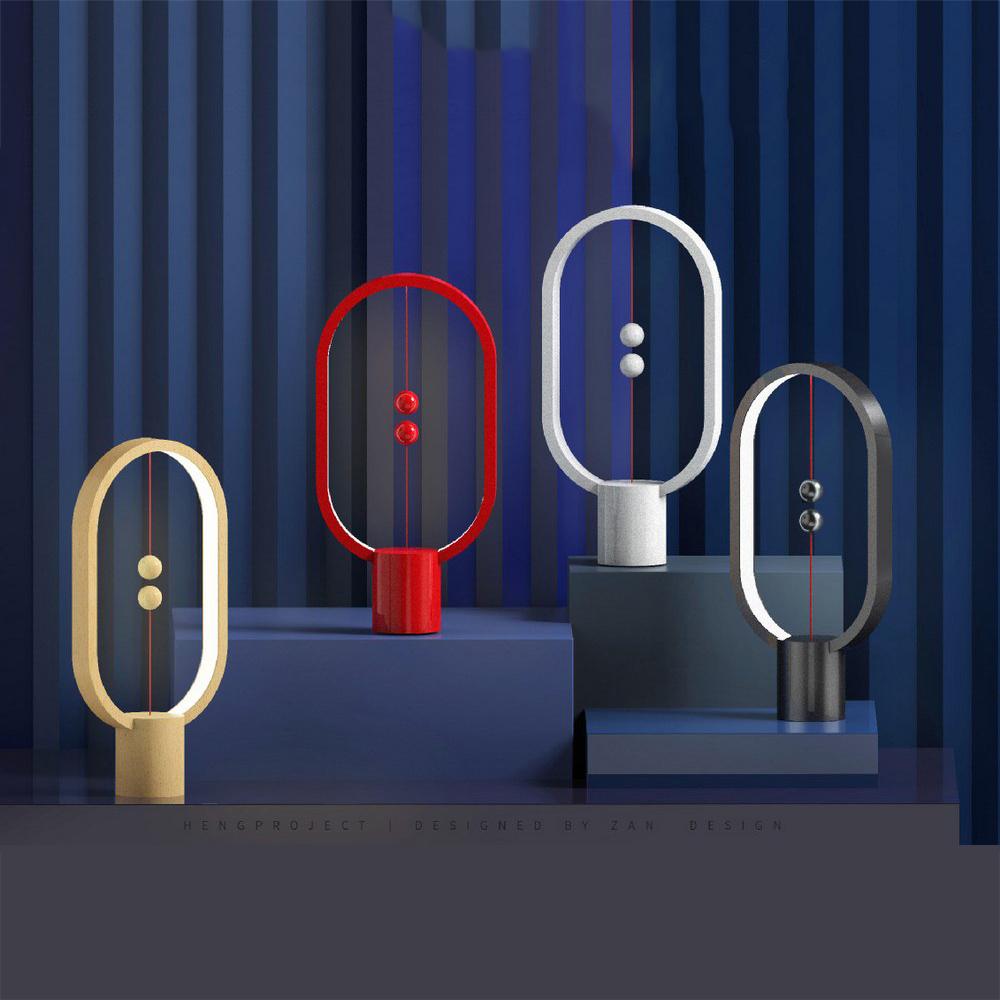 Magnetic Creative LED Night Light Table Lamp Type-c USB Power Supply Intelligent Lighting