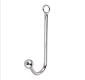 Metal stainless steel three ball anal hook adult fun supplies