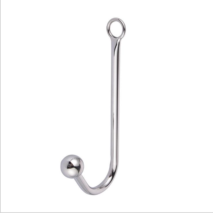 Metal stainless steel three ball anal hook adult fun supplies