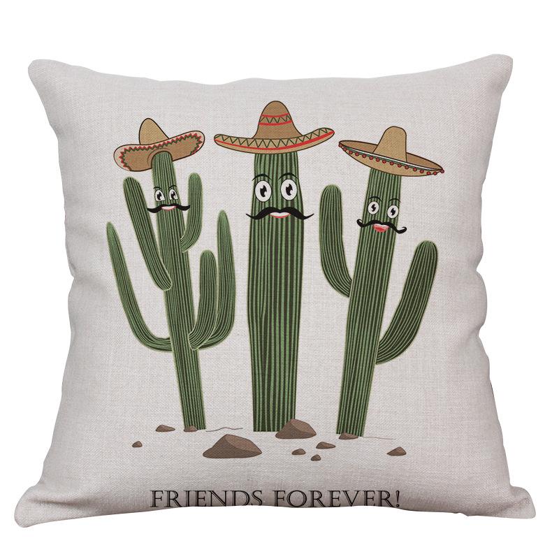 Cartoon creative cactus prickly pear