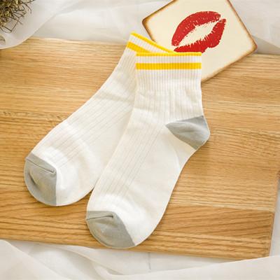 Korean English alphabet cuff stripe two bar