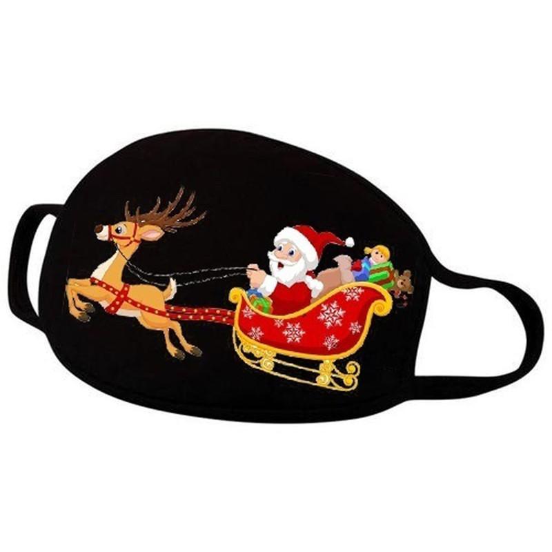 Christmas printed protective mask