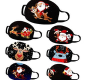 Christmas printed protective mask