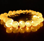 20/30 pcs 5/6.5 m crystal solar power of the led lamp string lights christmas lights solar garden outdoor decoration for christmas