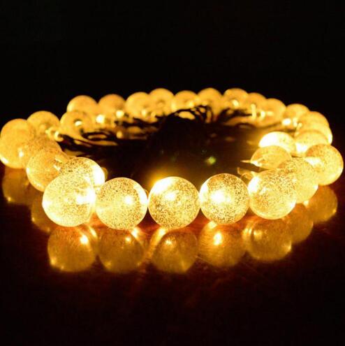 20/30 pcs 5/6.5 m crystal solar power of the led lamp string lights christmas lights solar garden outdoor decoration for christmas