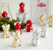 Christmas Ornaments Cute Gifts Reindeer Balls Stars Gingerbread Man Christmas Pendant Ornaments Charm