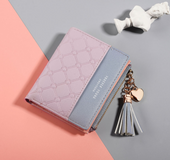 Contrast embossed zipper handbags