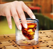 Creative crystal skull mug - glass double - glass skull - glass - glass - skull - glass