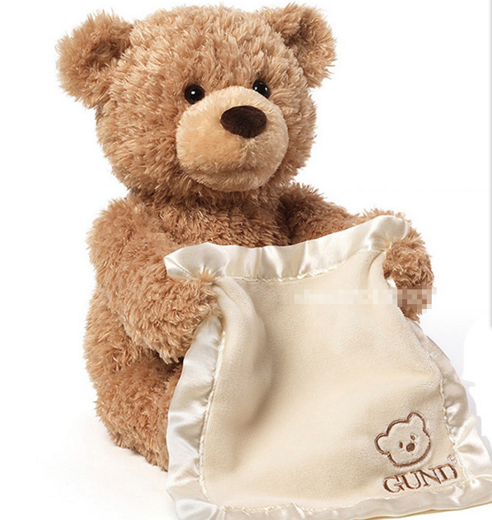 Export authentic English lovable scarf, hide and seekbaby bear