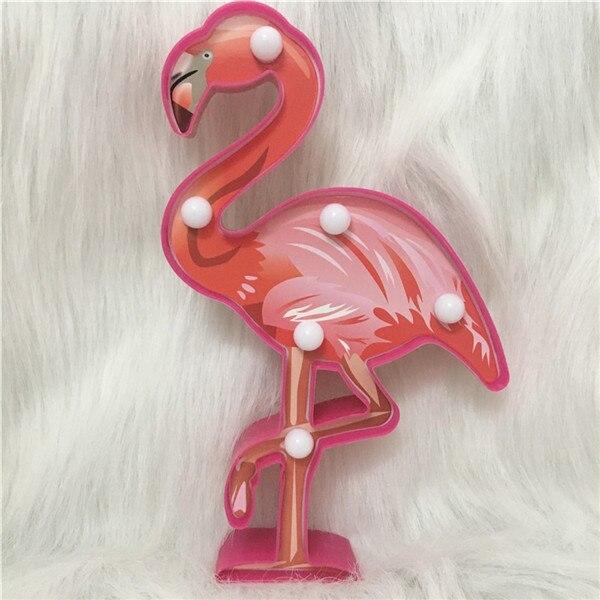 Creative LED Flamingo Modeling Light