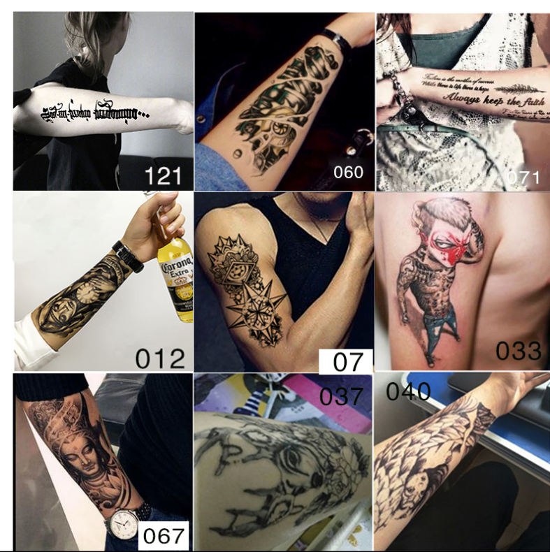Waterproof tattoo sticker