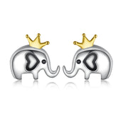 Aretes de Elefante 925 Plata