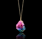 Collar De Cristal De Cuarzo Arcoiris