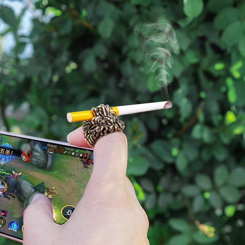 Smoking Ring Creative Ring Lion King