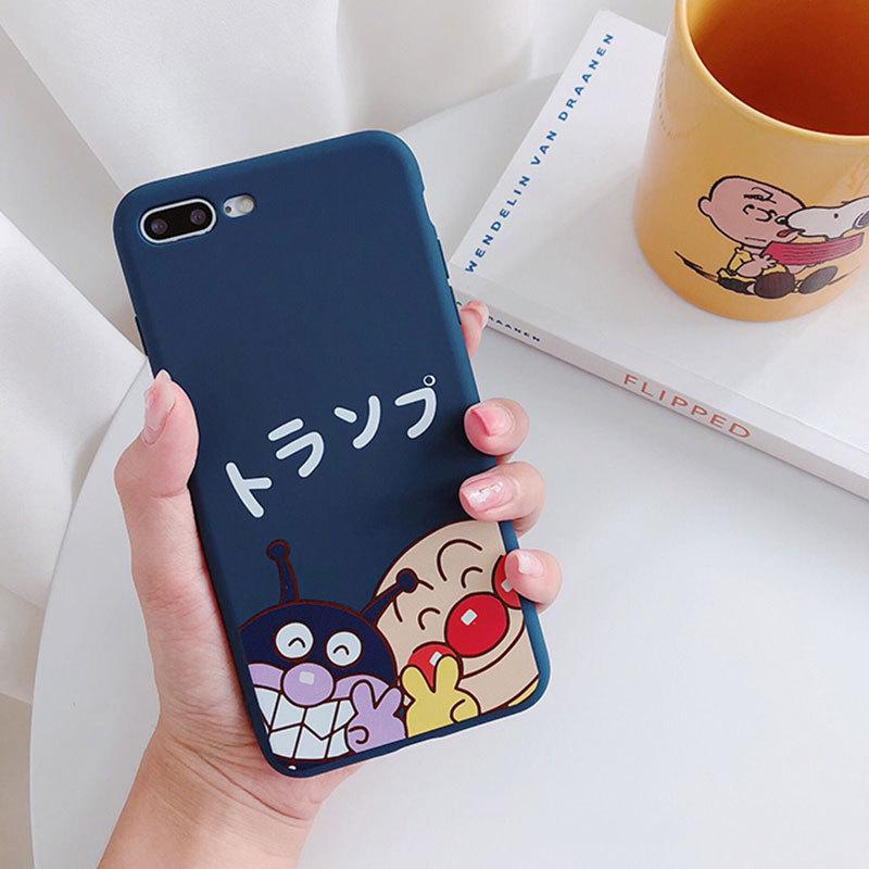 Retro orange silicone phone case
