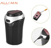 Car ashtray can be smoked with LED lights creative detachable car supplies