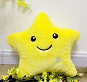 Star Luminous Decorative Pillow