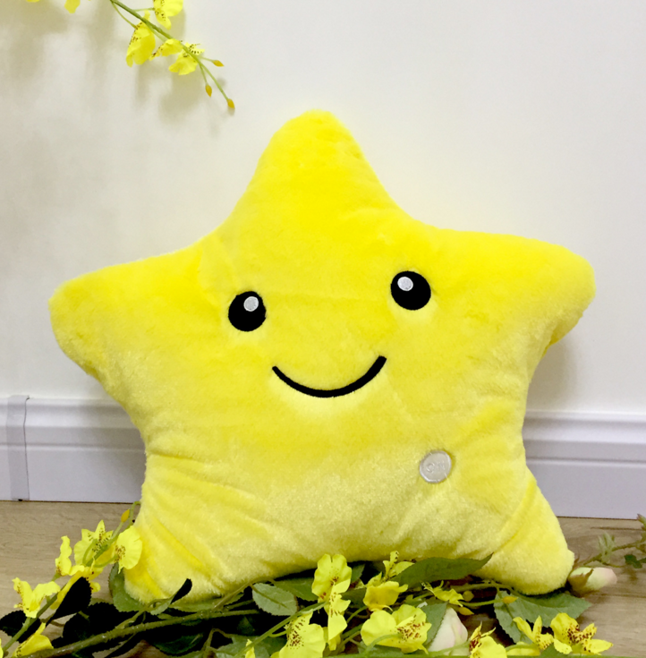 Star Luminous Decorative Pillow