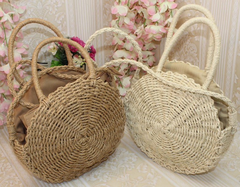 Large trumpet rattan bag new