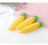 Creative stationery Korea simple corn modeling silicone pencil bag student large capacity pencil bag pencil bag