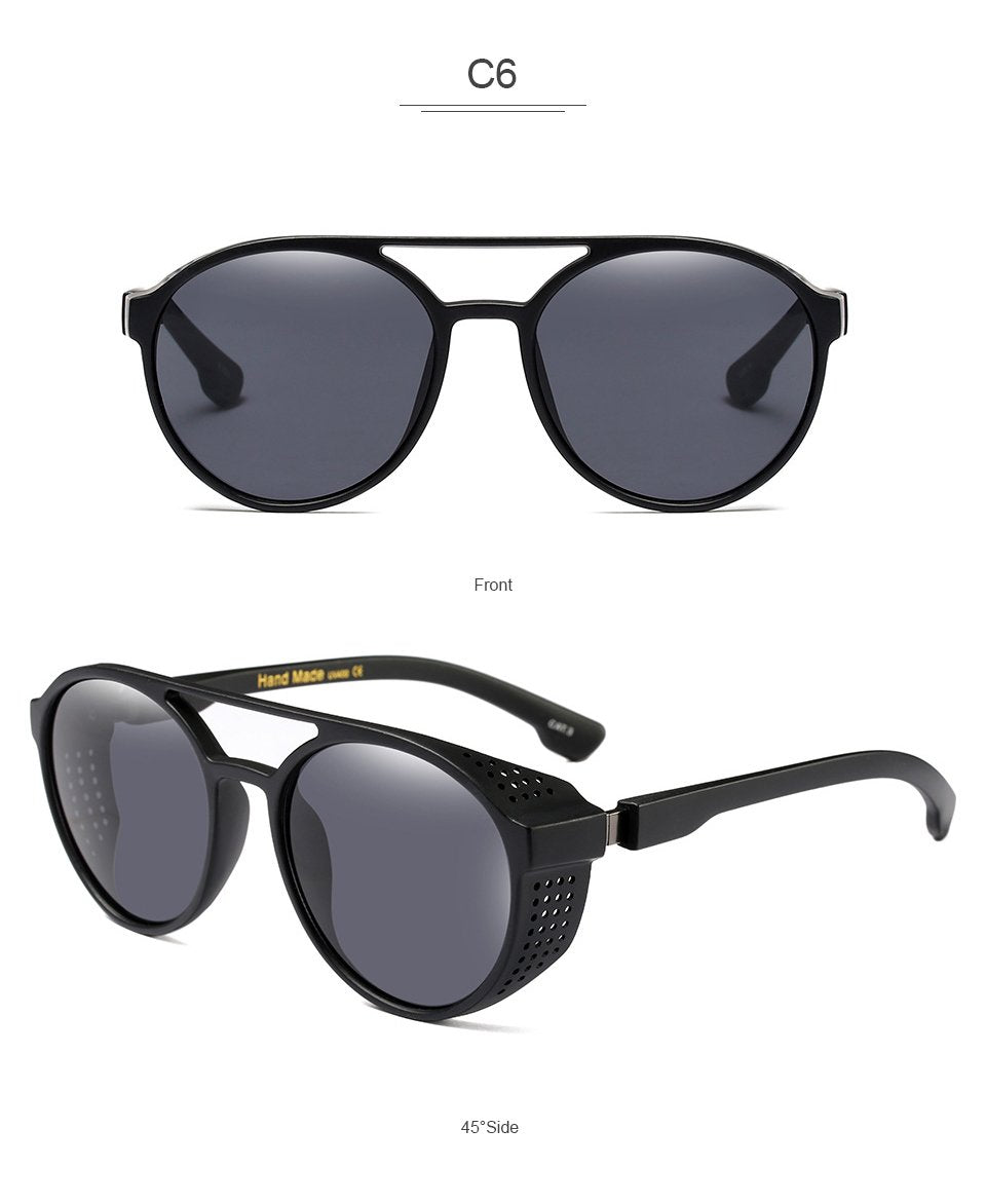 Trendy retro round sunglasses