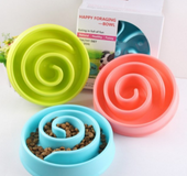 Pets Bowl Food Water Feeding Slow Travel Anti-choke Bowl Portable Dish for Dogs Cat Water Feeder