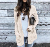 Long sleeve cardigan sweater
