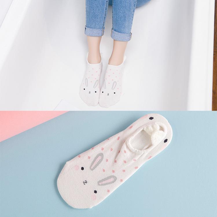 Cartoon cute cotton female socks