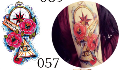 Waterproof tattoo sticker
