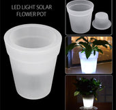 Solar Powered Decorative Flowerpot