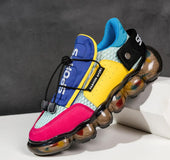 Flying woven high-top breathable mesh men's shoes